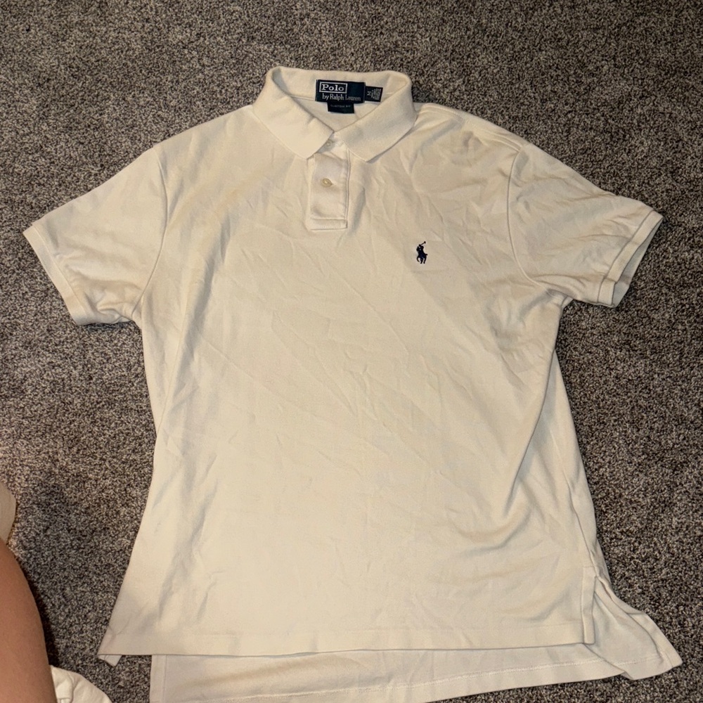 Polo by Ralph Lauren Men's Off-White Polo Shirt